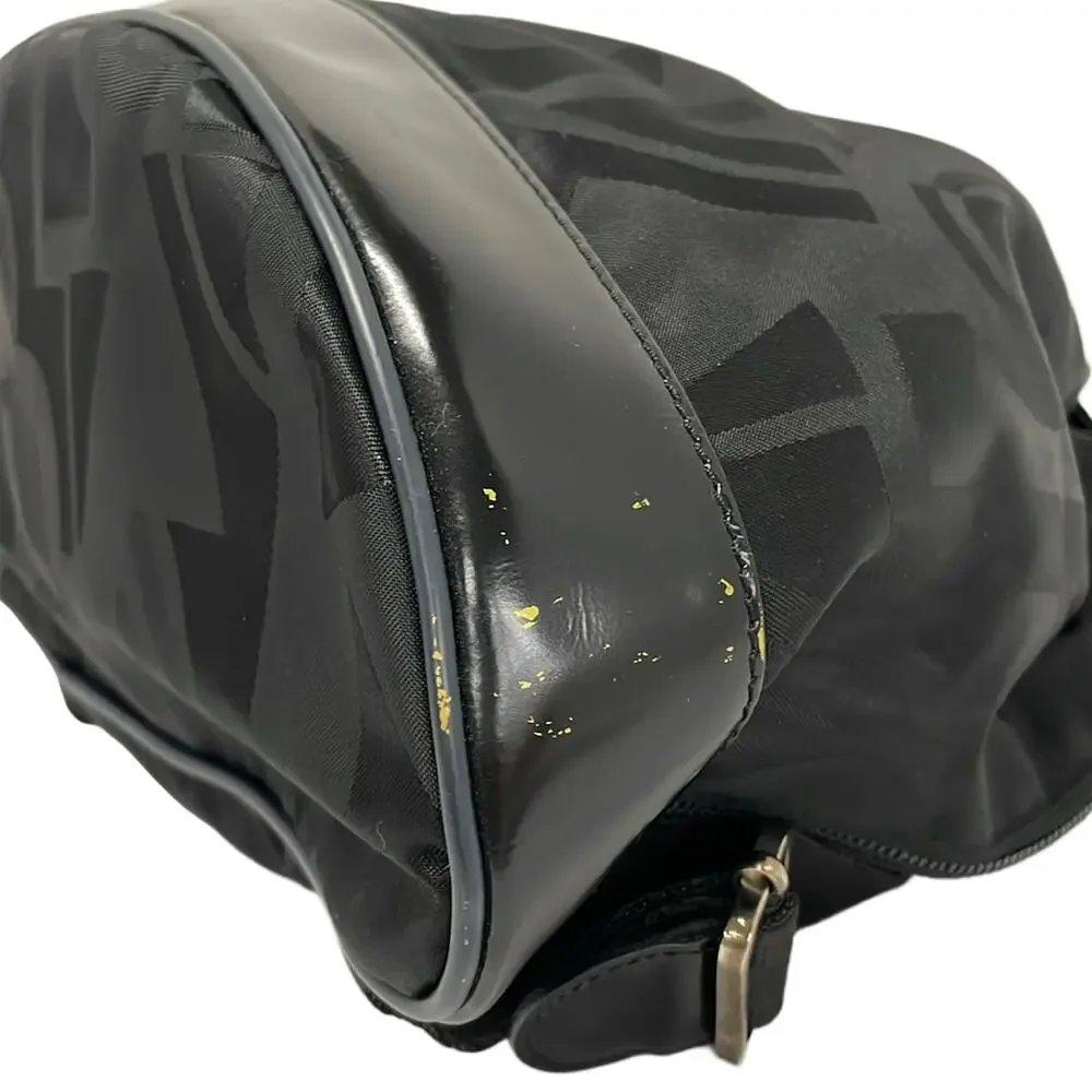 Salvatore Ferragamo Gancini Backpack DW-216772 Nylon Patent Leather